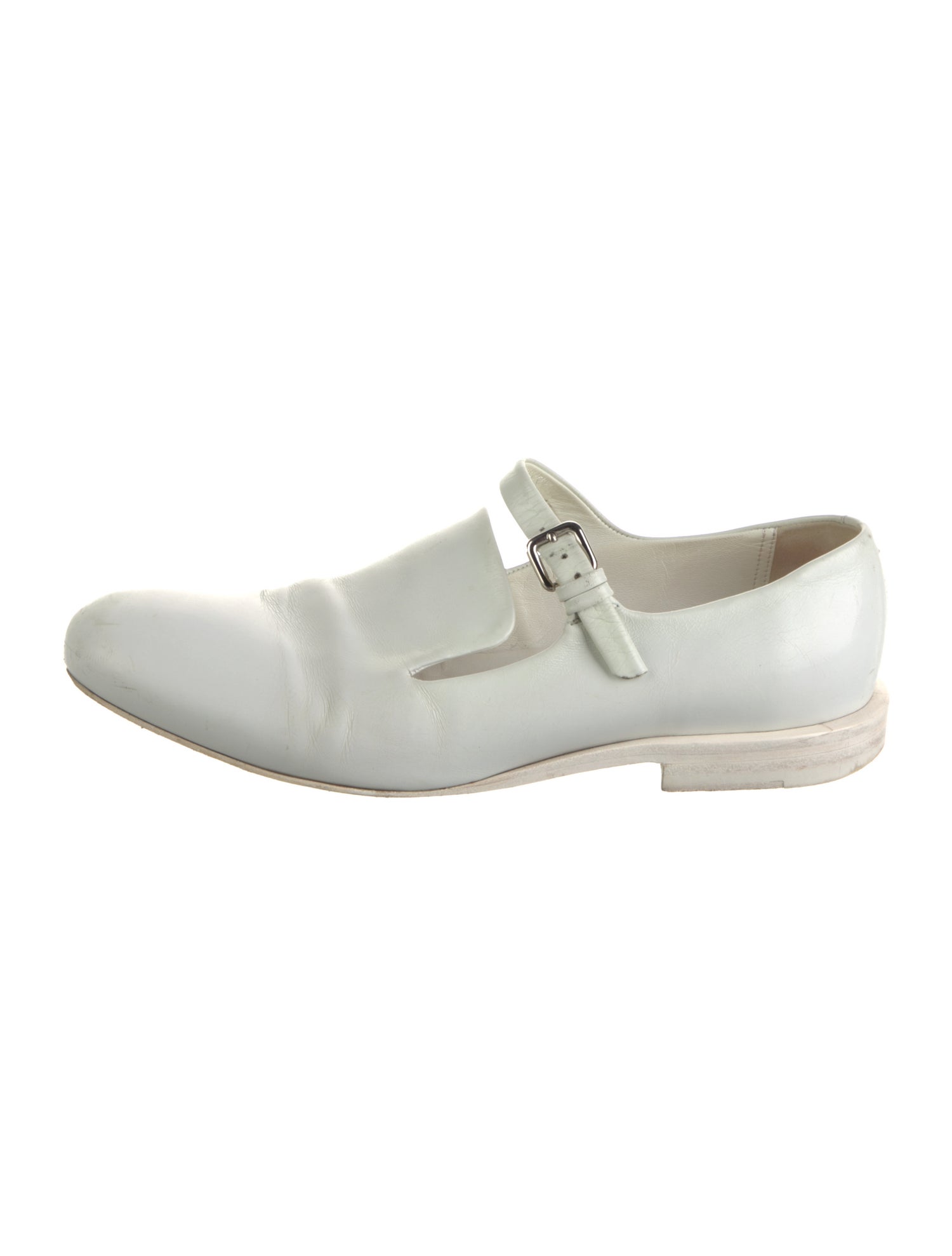 Jil Sander Leather Mary Jane Flats