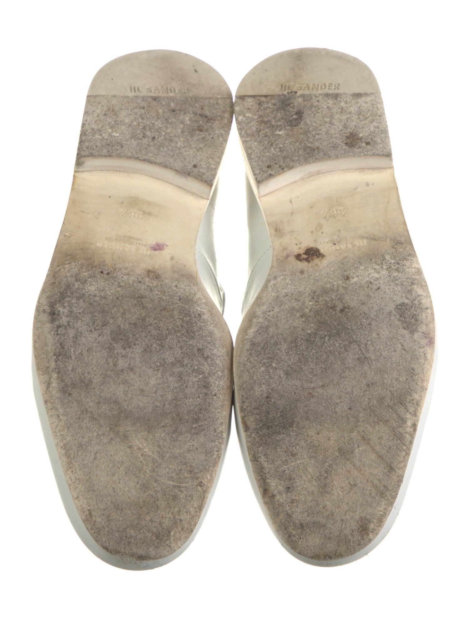 Jil Sander Leather Mary Jane Flats