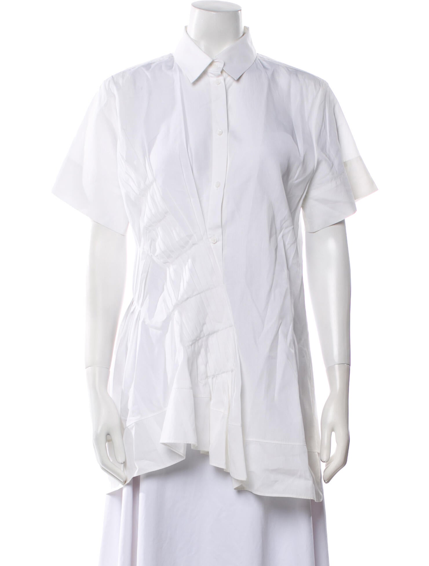Jil Sander Short Sleeve Button-Up Top