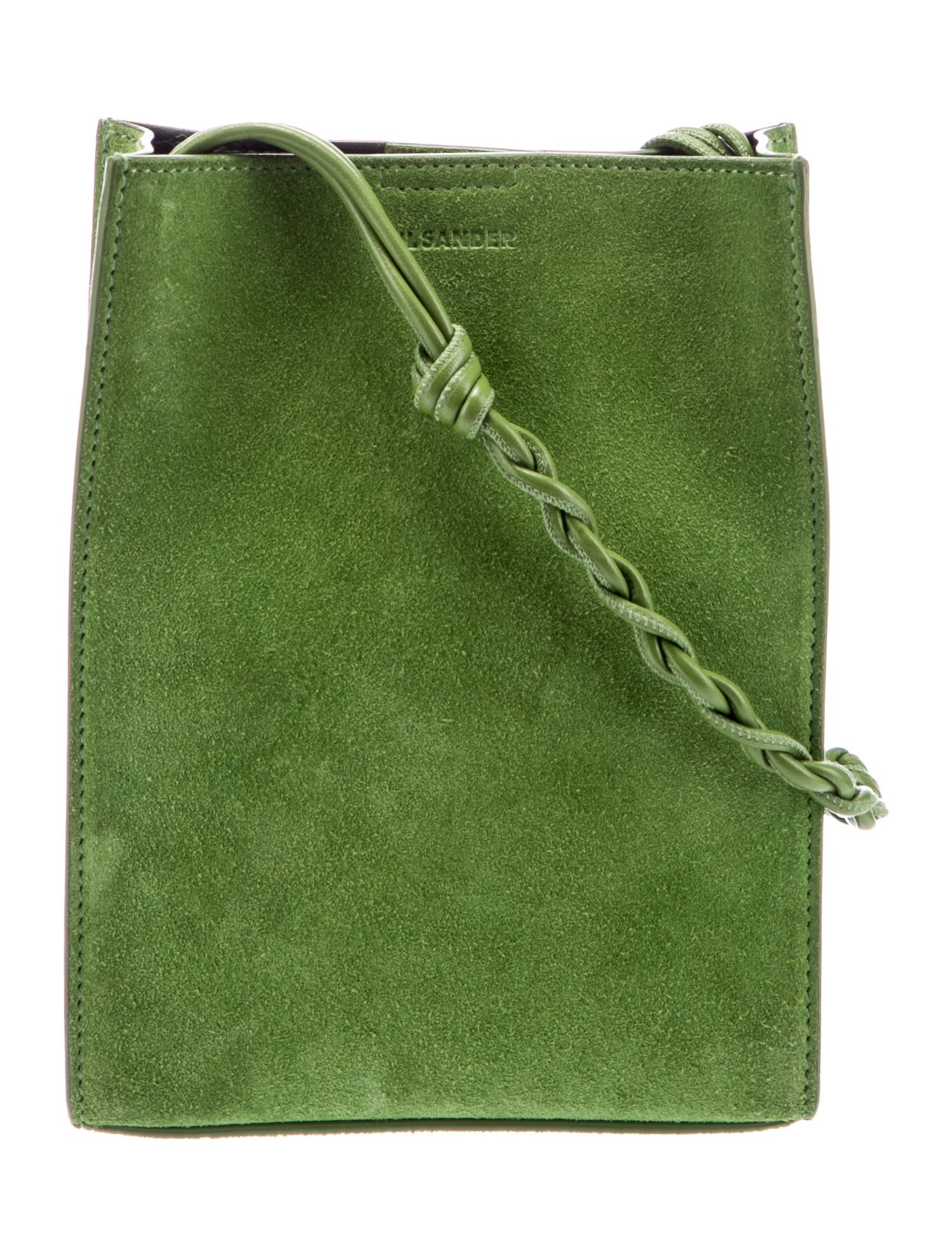 Jil Sander Suede Crossbody Bag