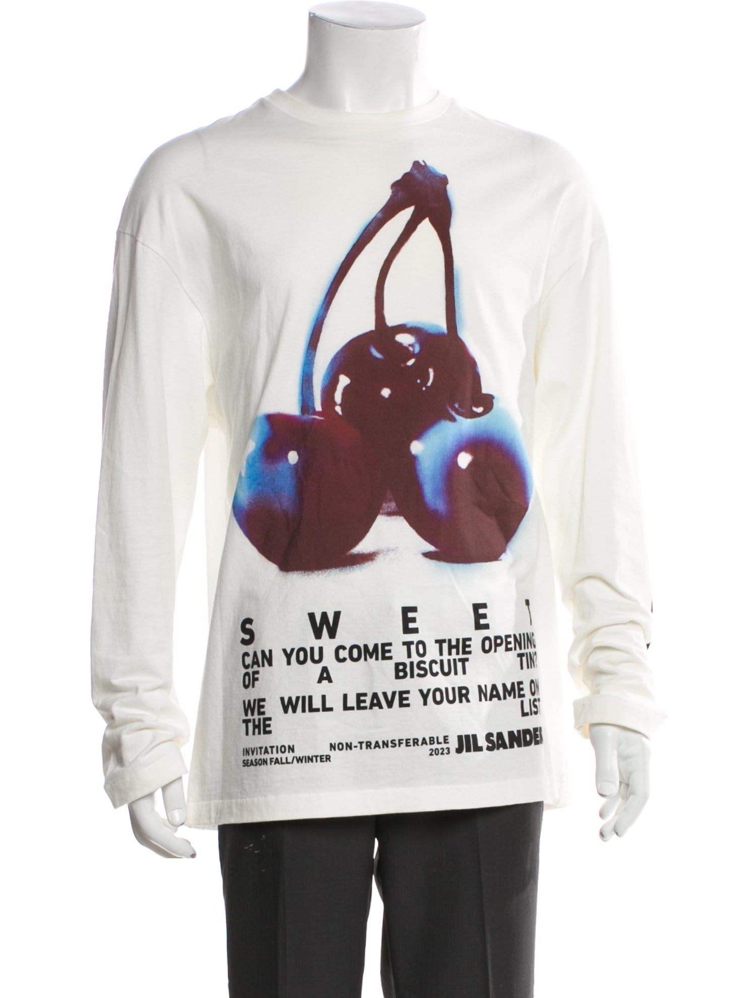 Jil Sander Graphic Print Crew Neck T-Shirt