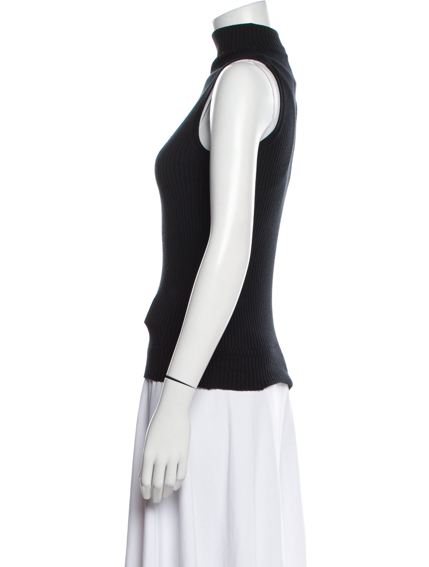 Jil Sander Mock Neck Sleeveless Top