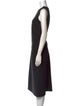 Jil Sander Crew Neck Midi Length Dress