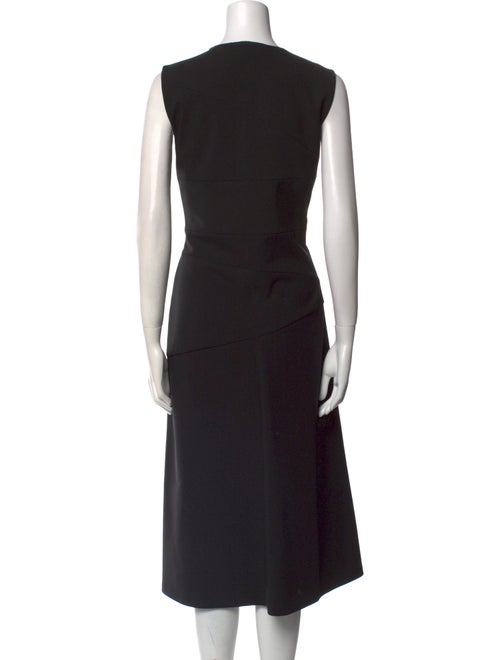 Jil Sander Crew Neck Midi Length Dress