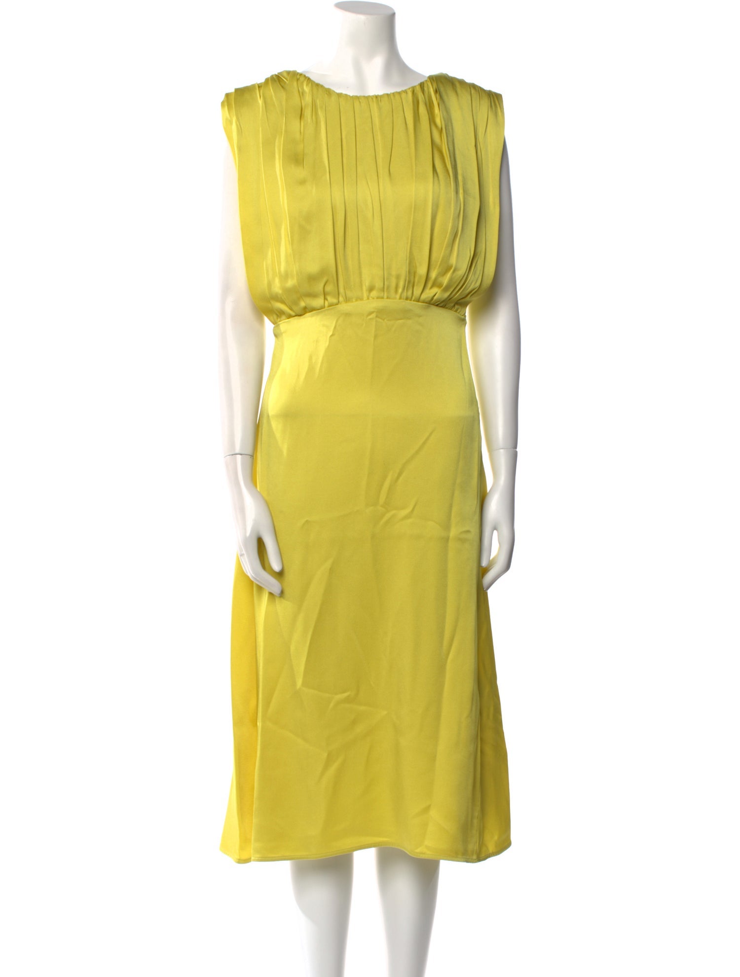 Jil Sander Silk Midi Length Dress w/ Tags