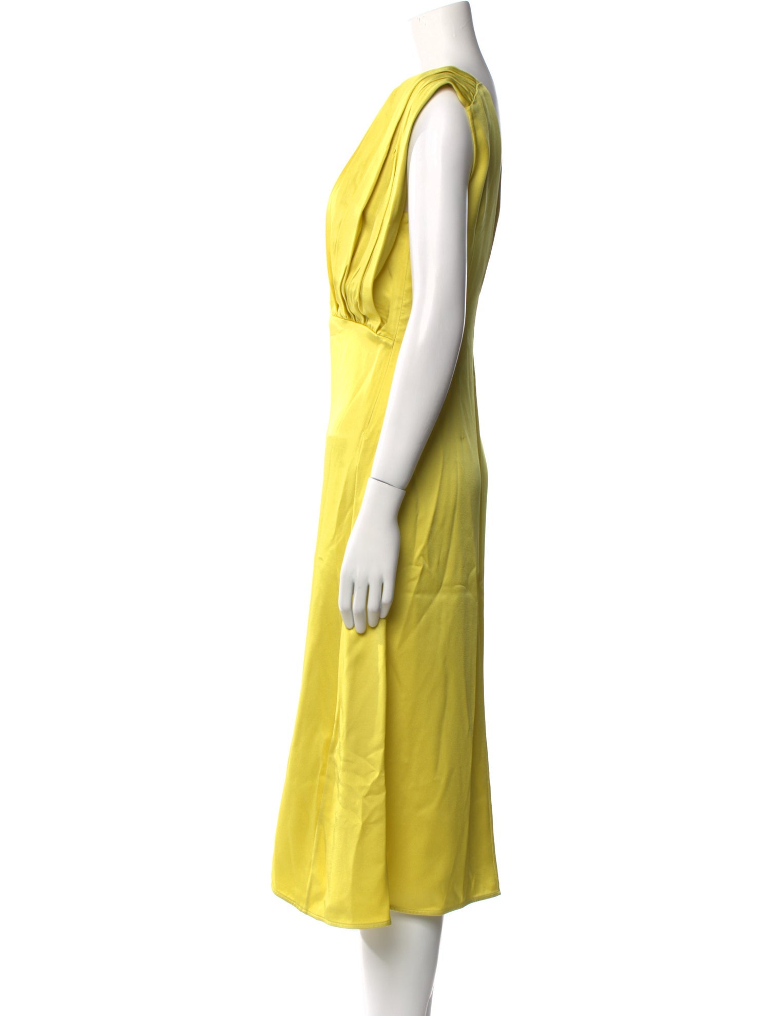 Jil Sander Silk Midi Length Dress w/ Tags