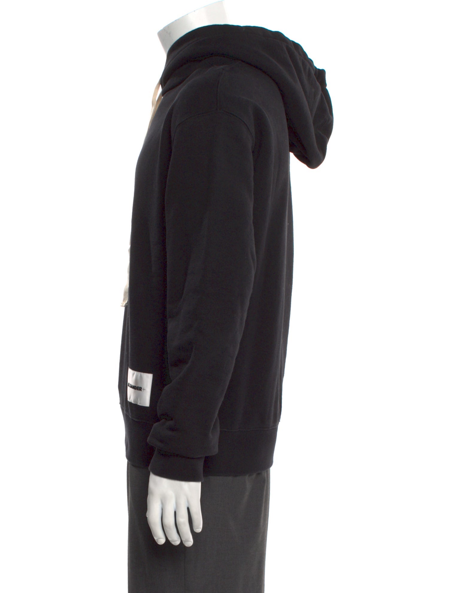 Jil Sander Mock Neck Long Sleeve Hoodie