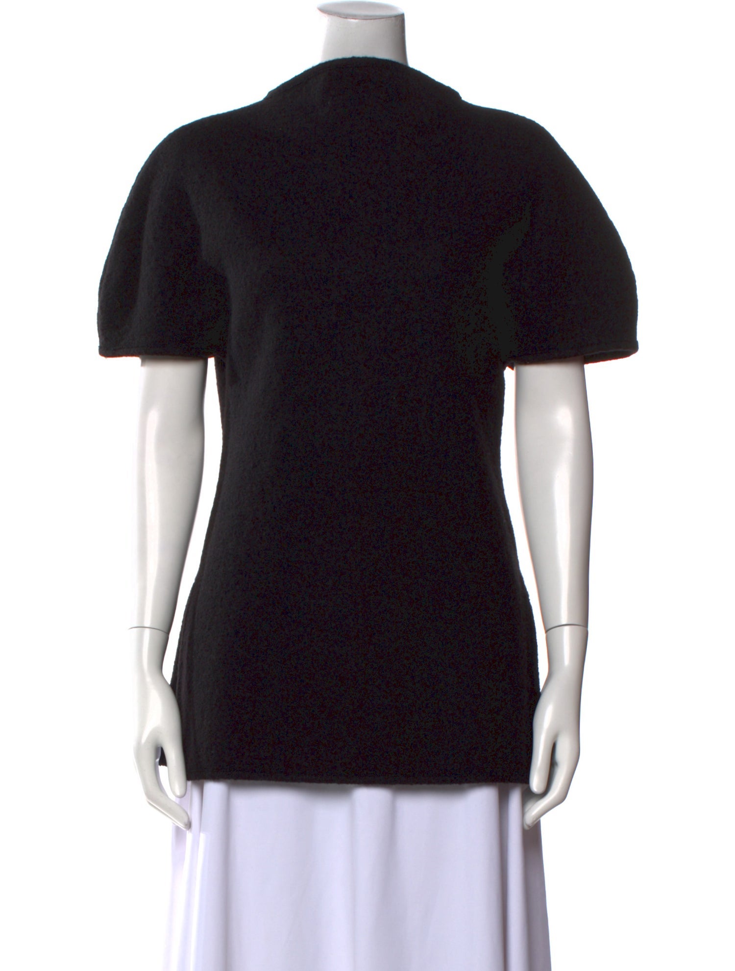 Jil Sander Mock Neck Short Sleeve T-Shirt