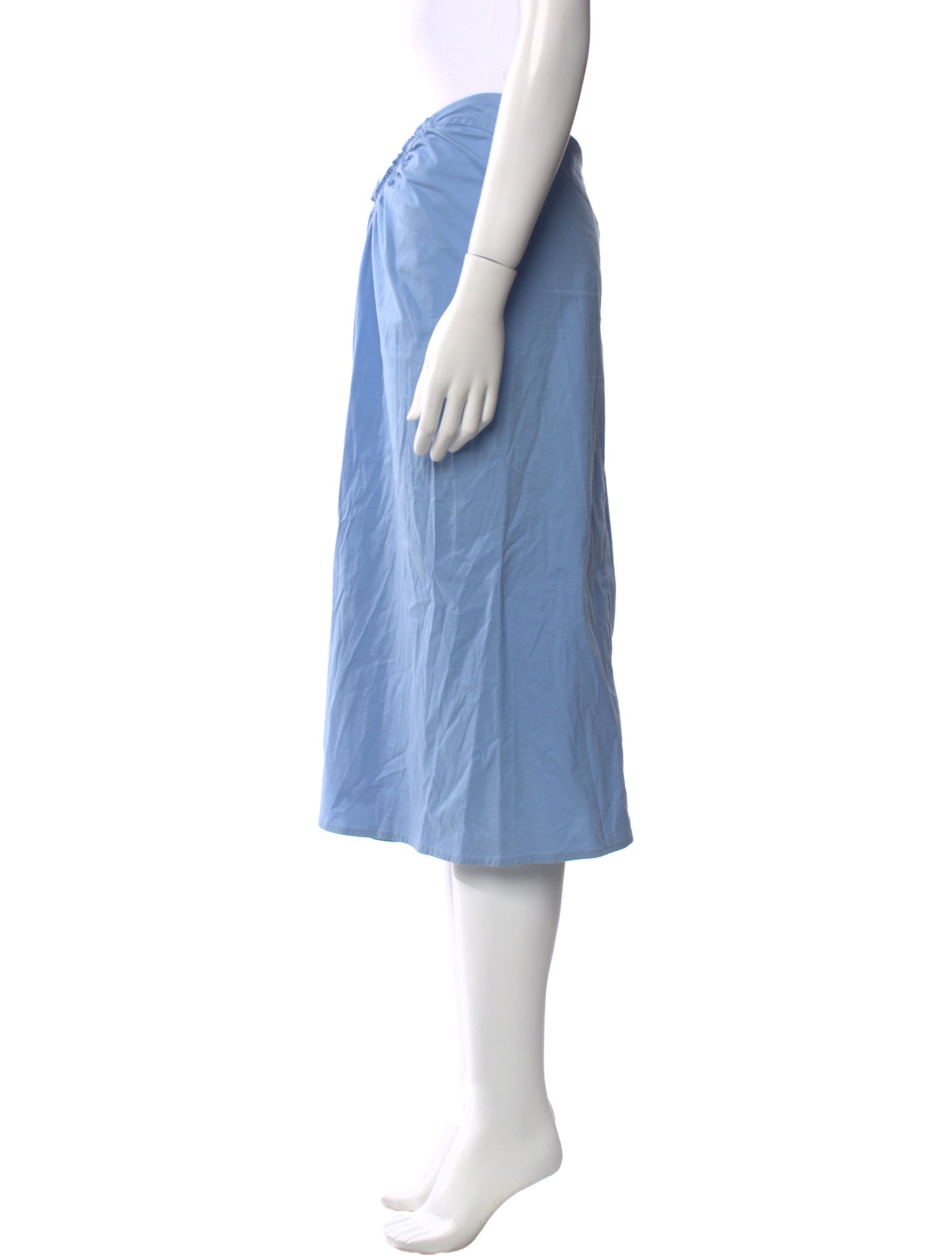 Jil Sander Ruffle Embellishment Knee-Length Skirt