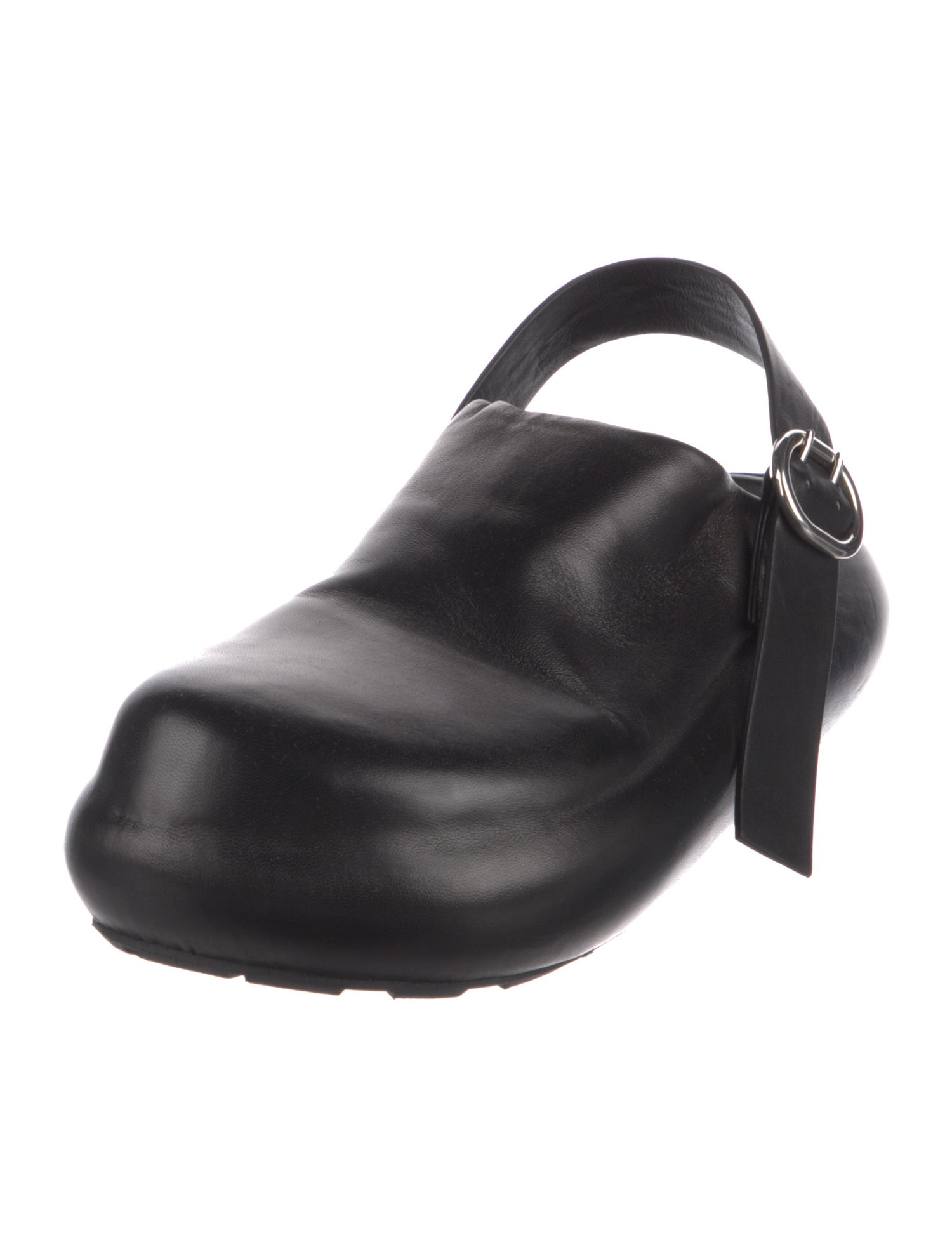 Jil Sander Leather Slingback Flats