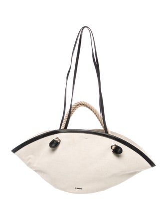 Jil Sander Canvas Shoulder Bag