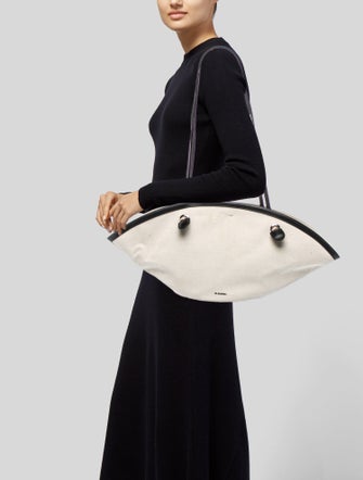 Jil Sander Canvas Shoulder Bag