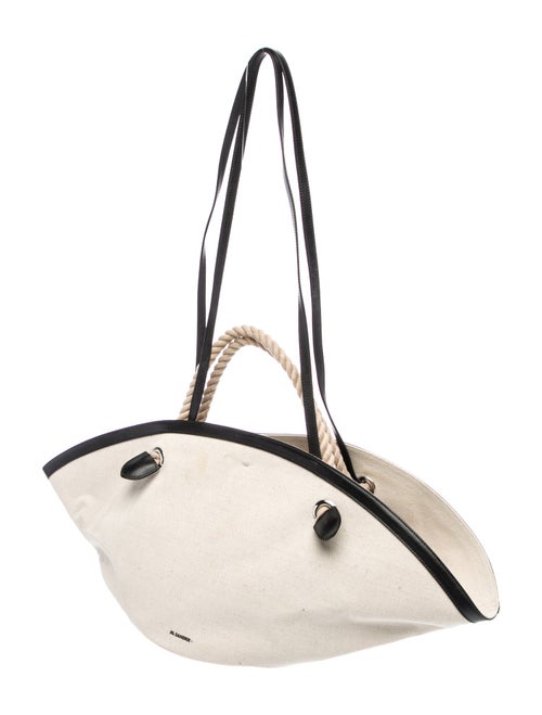 Jil Sander Canvas Shoulder Bag