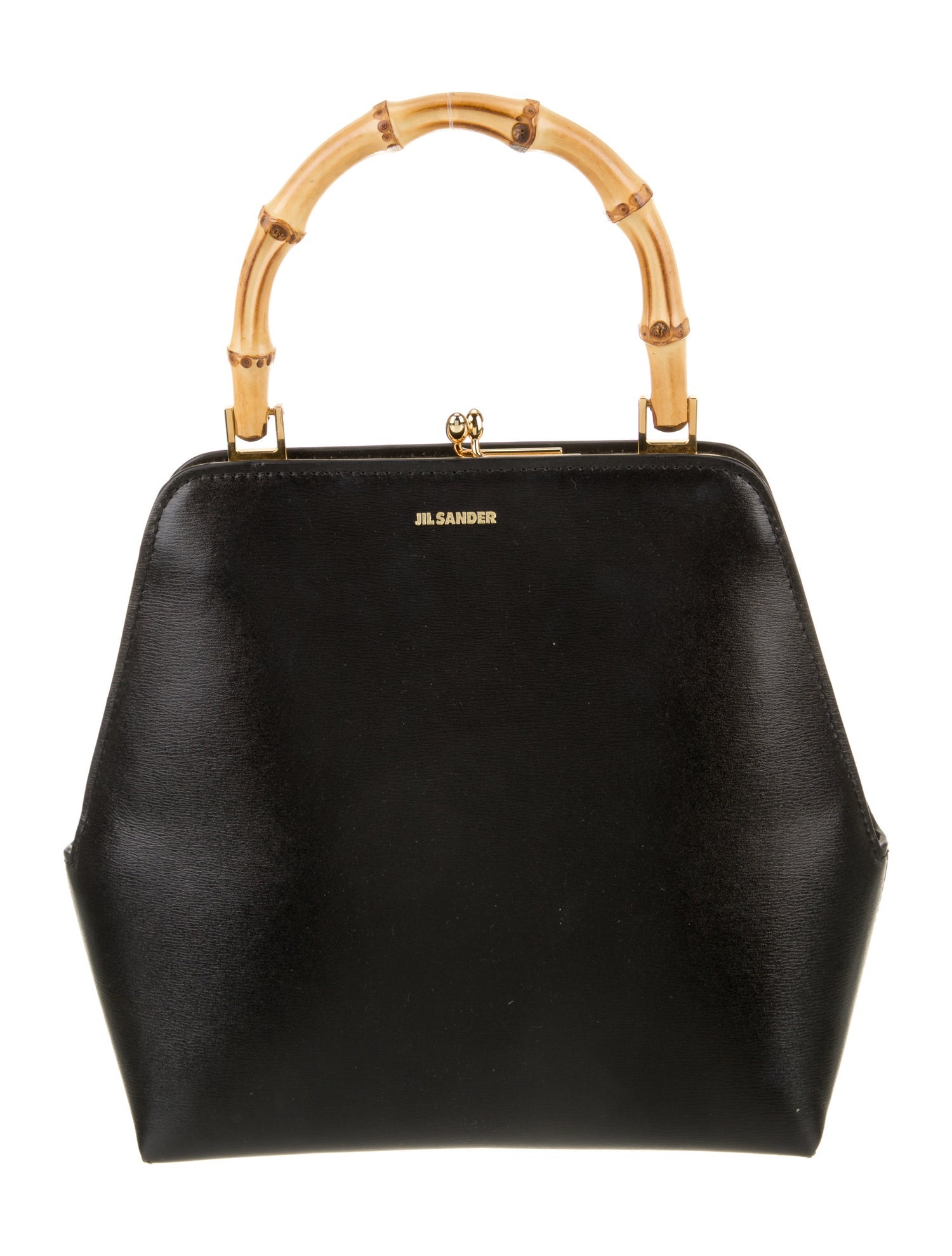 Jil Sander Leather Goji Frame Square Totebag