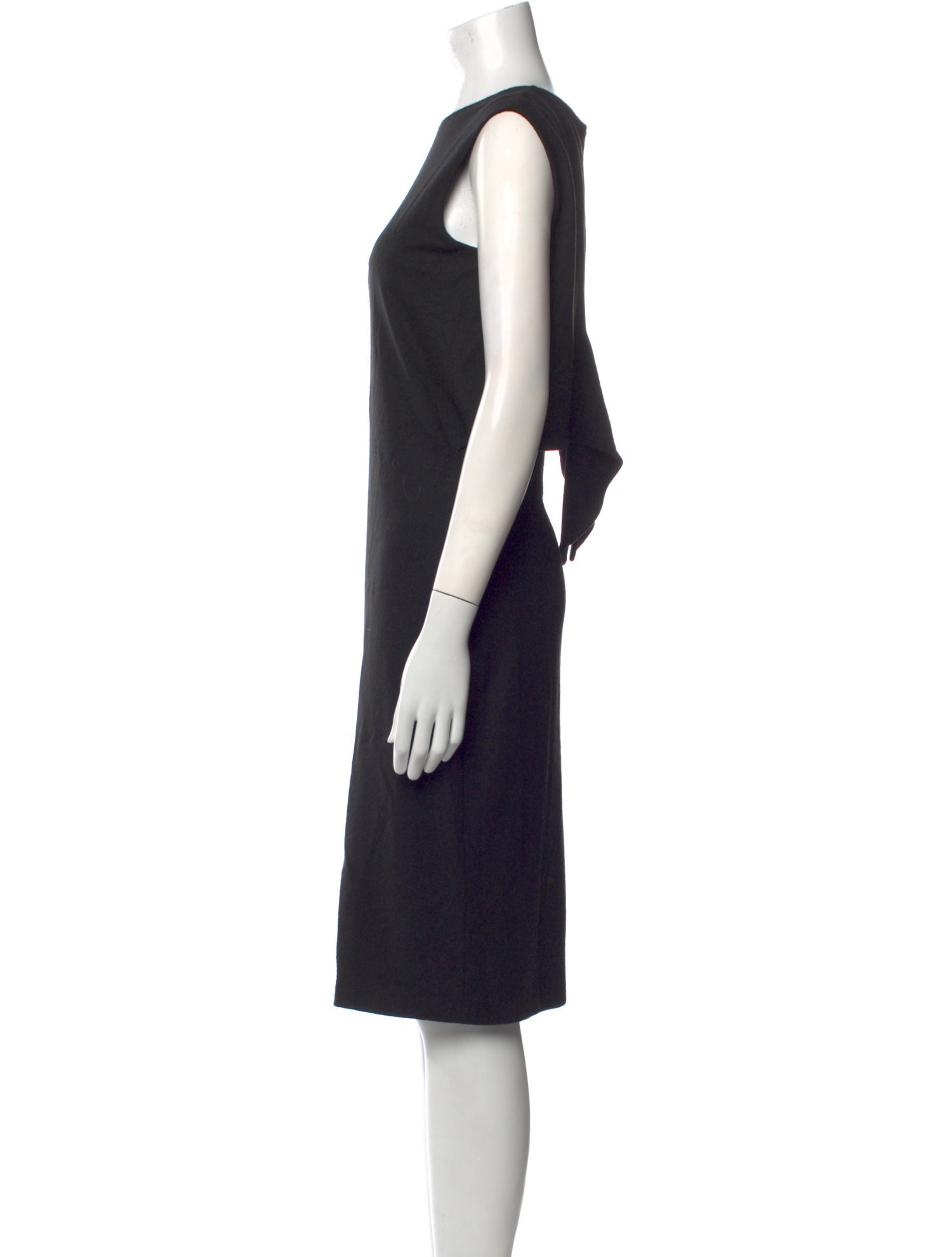 Jil Sander Wool Knee-Length Dress