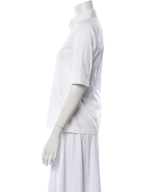 Jil Sander Three-Quarter Sleeve Button-Up Top