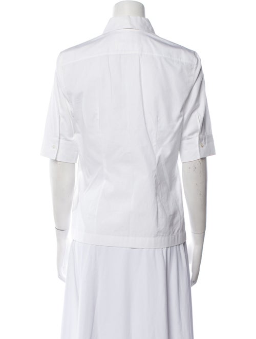 Jil Sander Three-Quarter Sleeve Button-Up Top