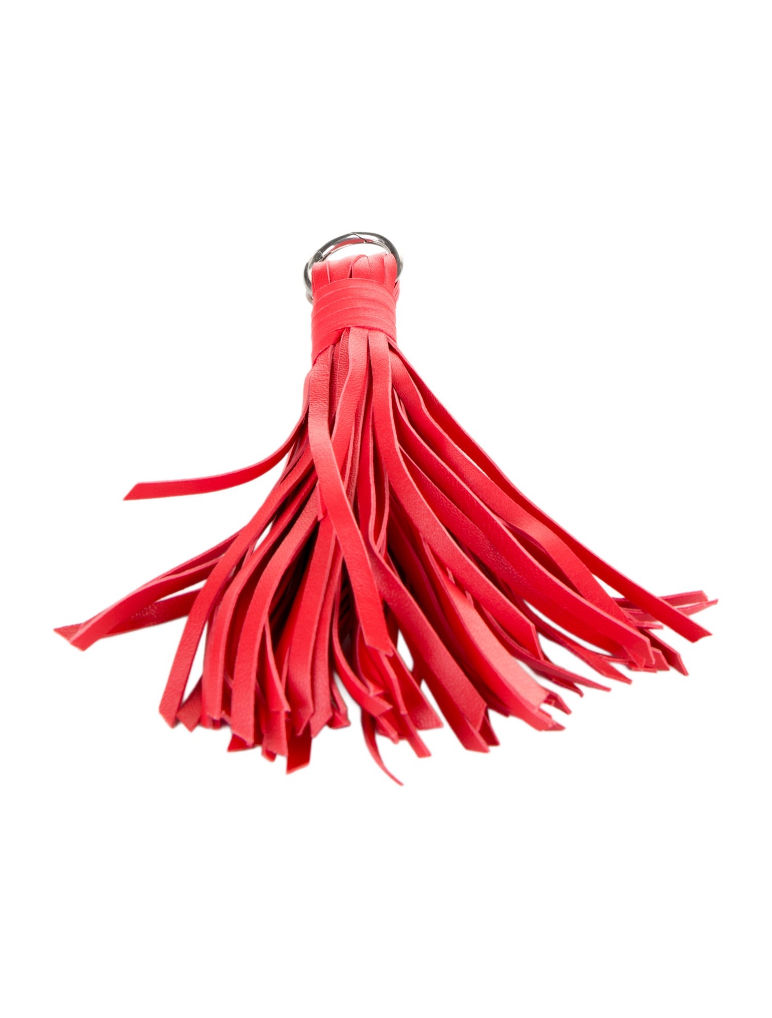 Jil Sander leather fringe bag charm