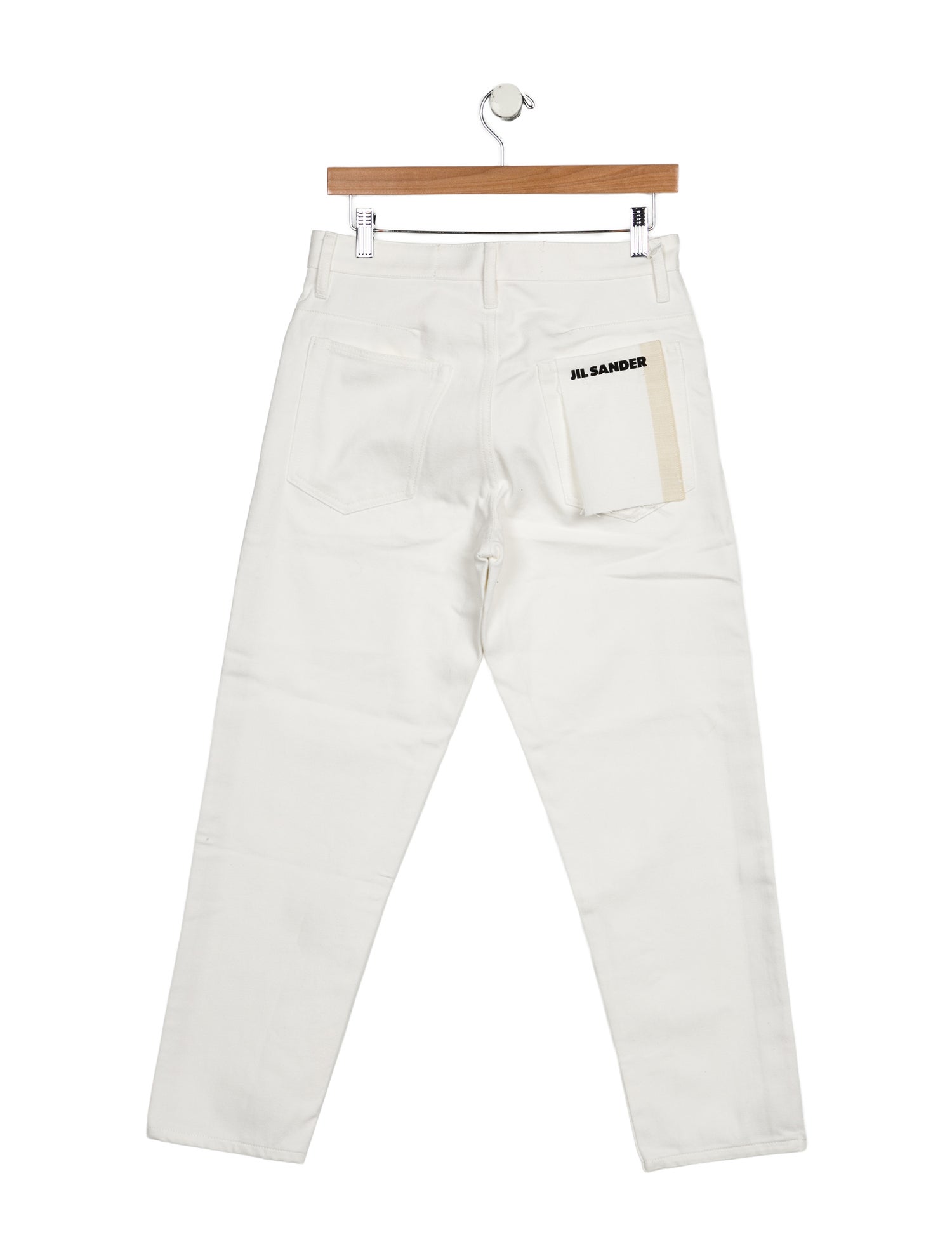 Jil Sander Mid-Rise Straight Leg Jeans