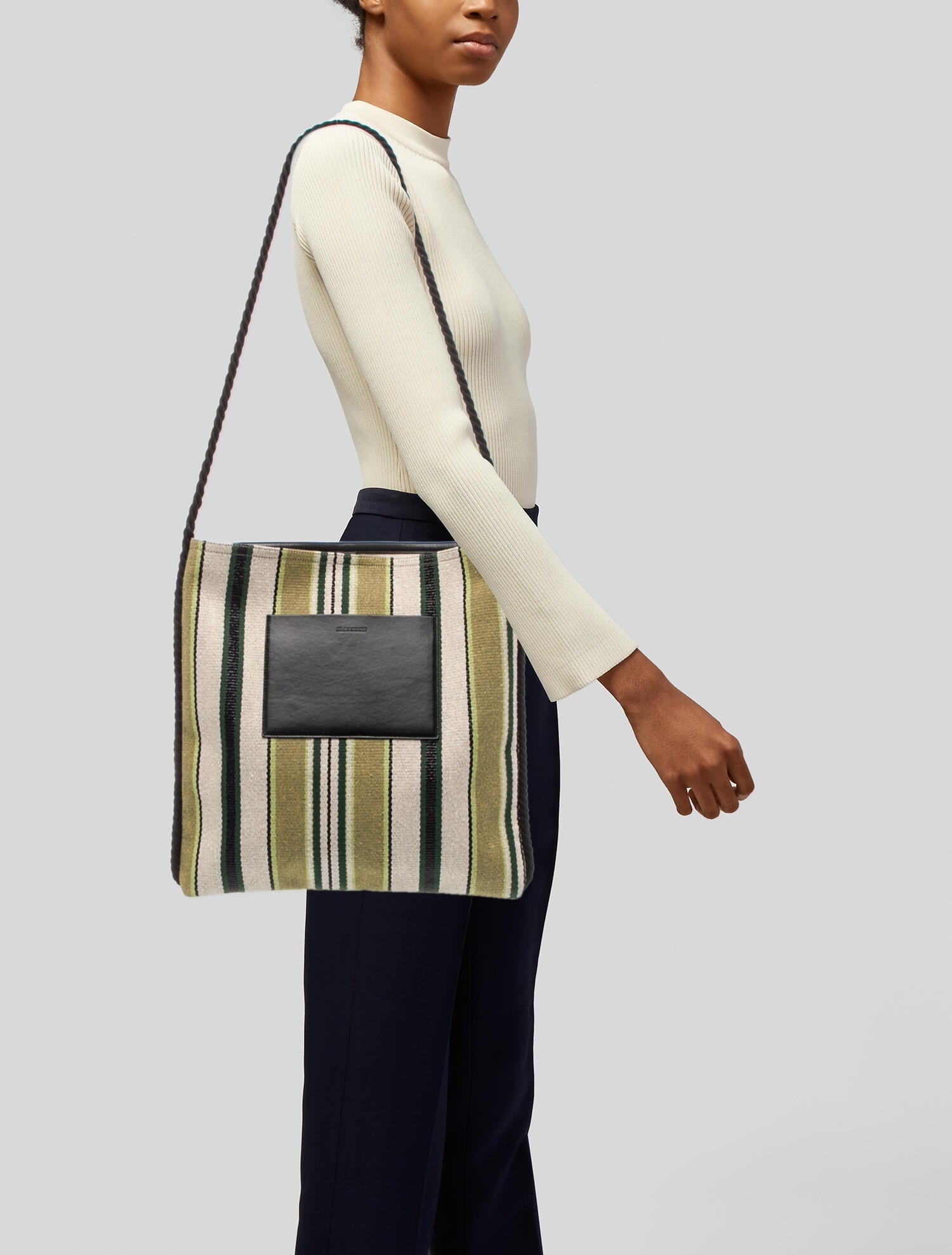 Jil Sander Canvas Clutch