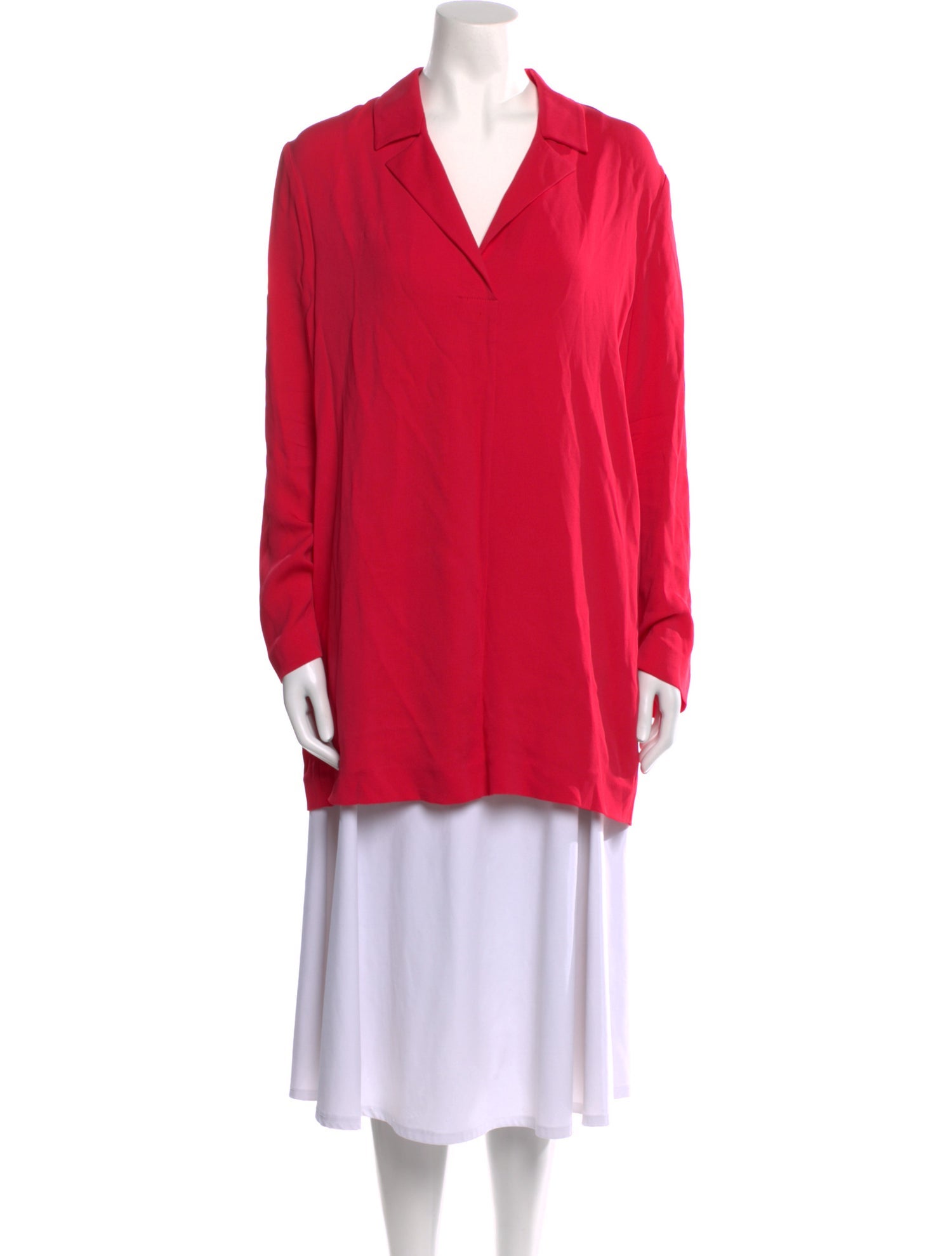 Jil Sander Silk V-Neck Tunic