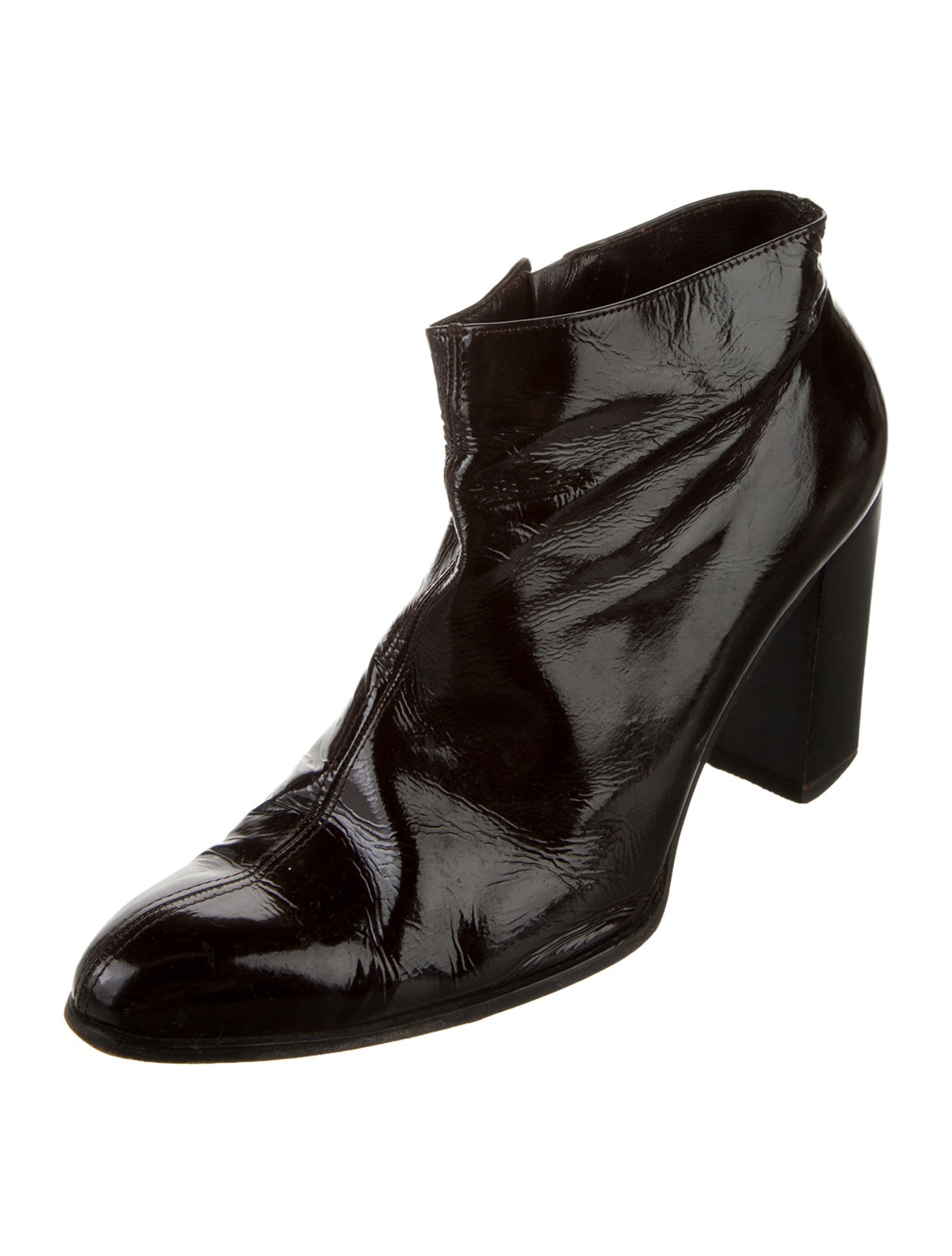 Jil Sander Patent Leather Boots