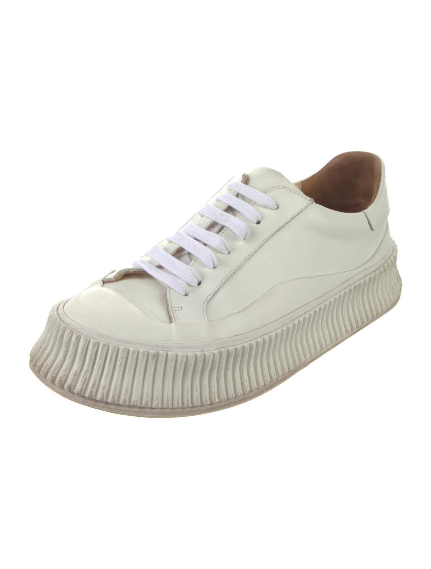 Jil Sander Leather Sneakers