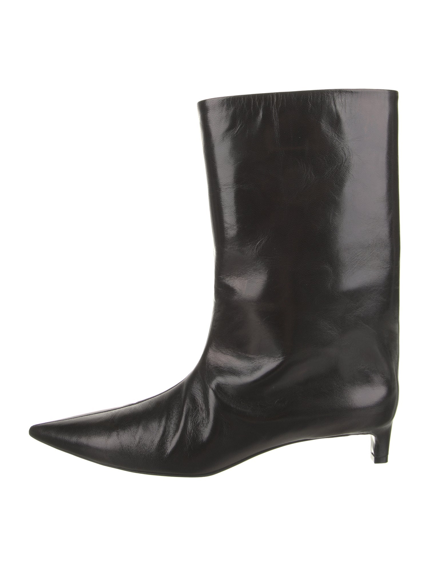 Jil Sander Leather Rain Boots