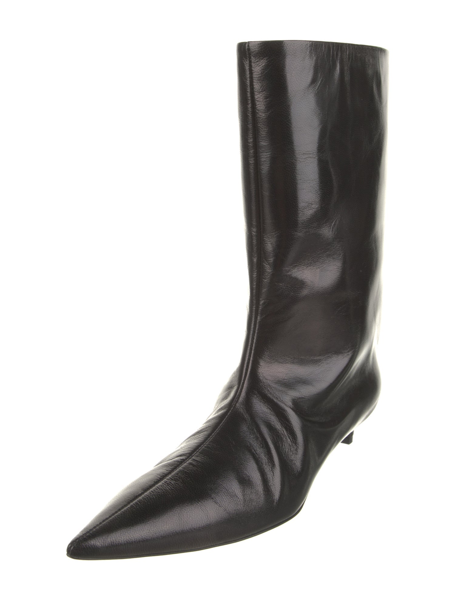 Jil Sander Leather Rain Boots