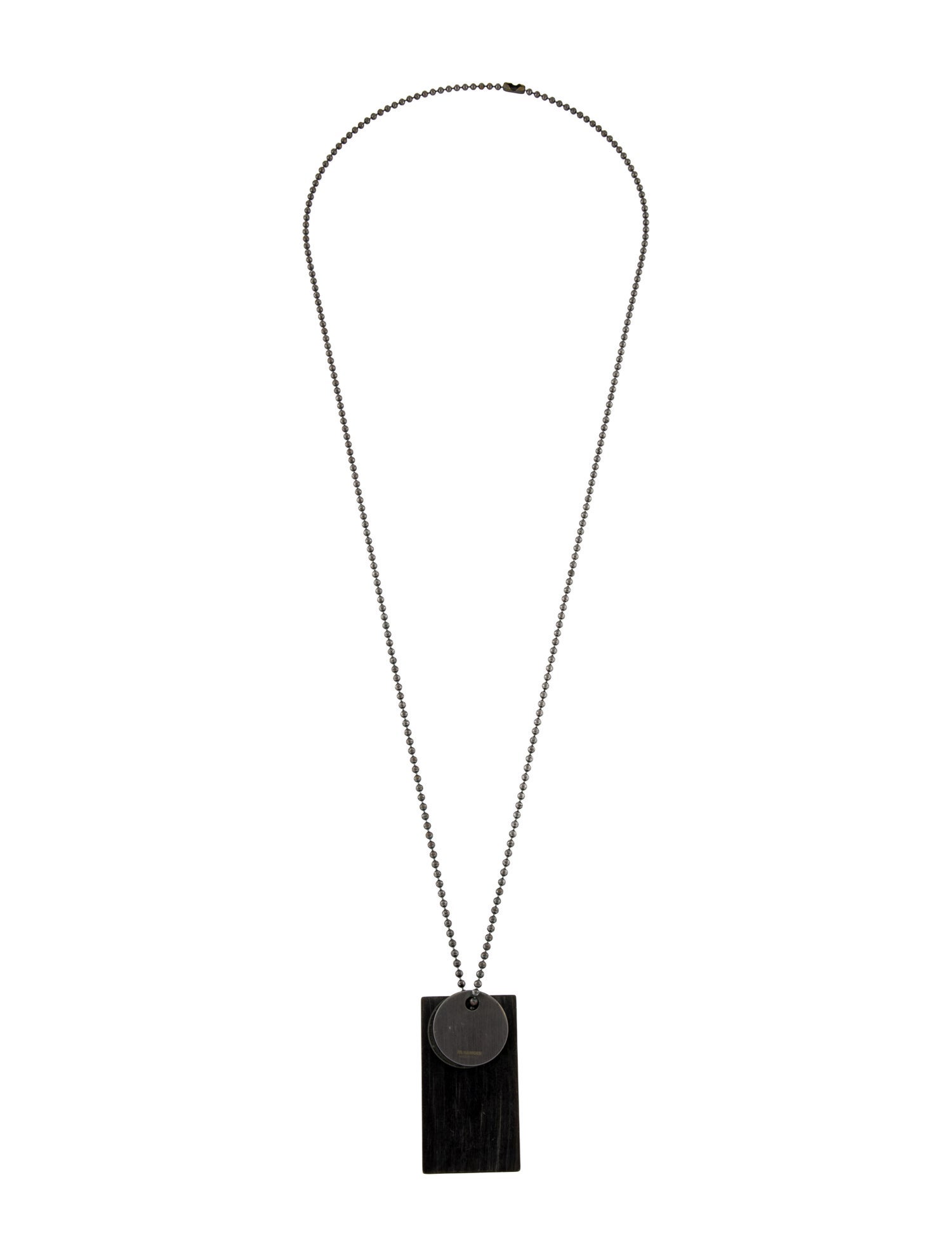 Jil Sander Pendant Tag Necklace