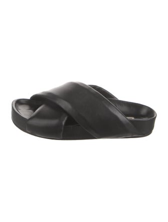 Jil Sander Leather Slides