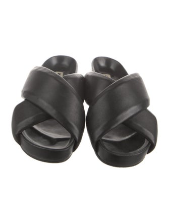 Jil Sander Leather Slides