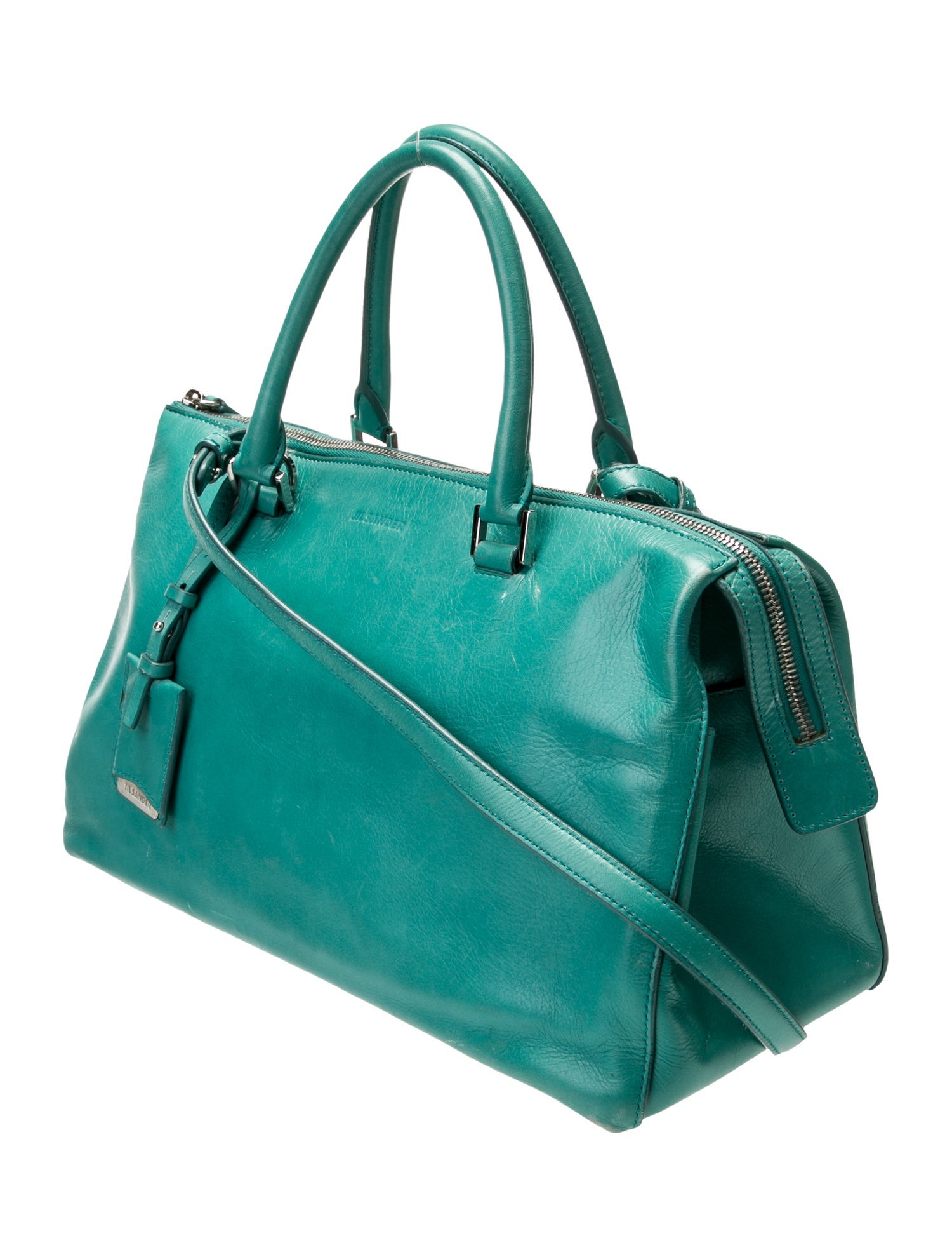 Jil Sander Leather Top Handle Bag