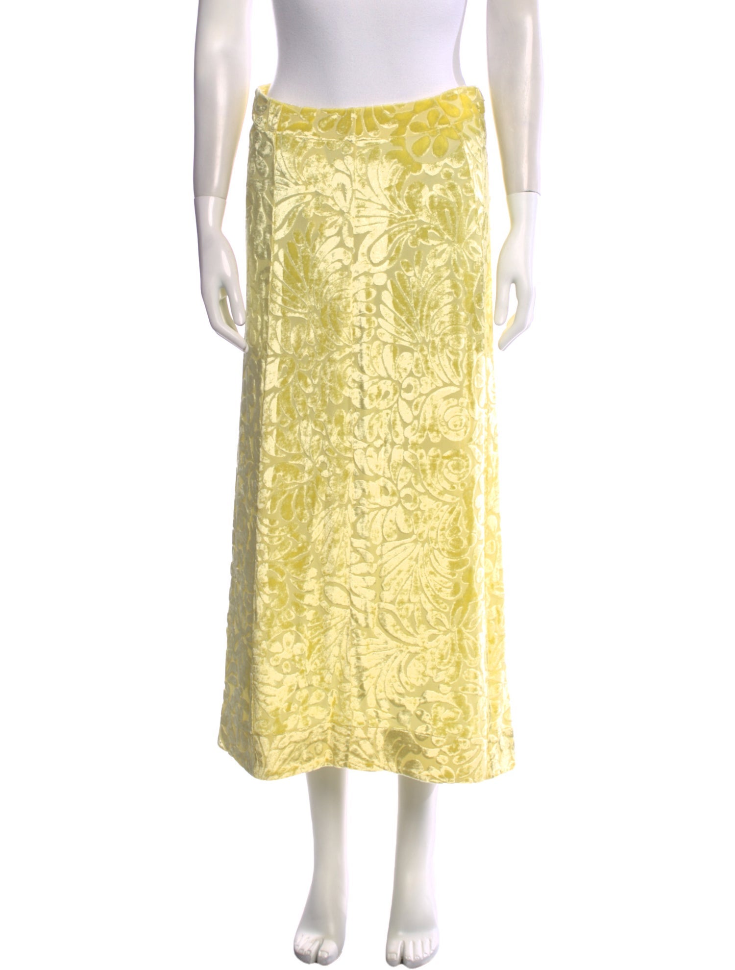 Jil Sander Printed Midi Length Skirt