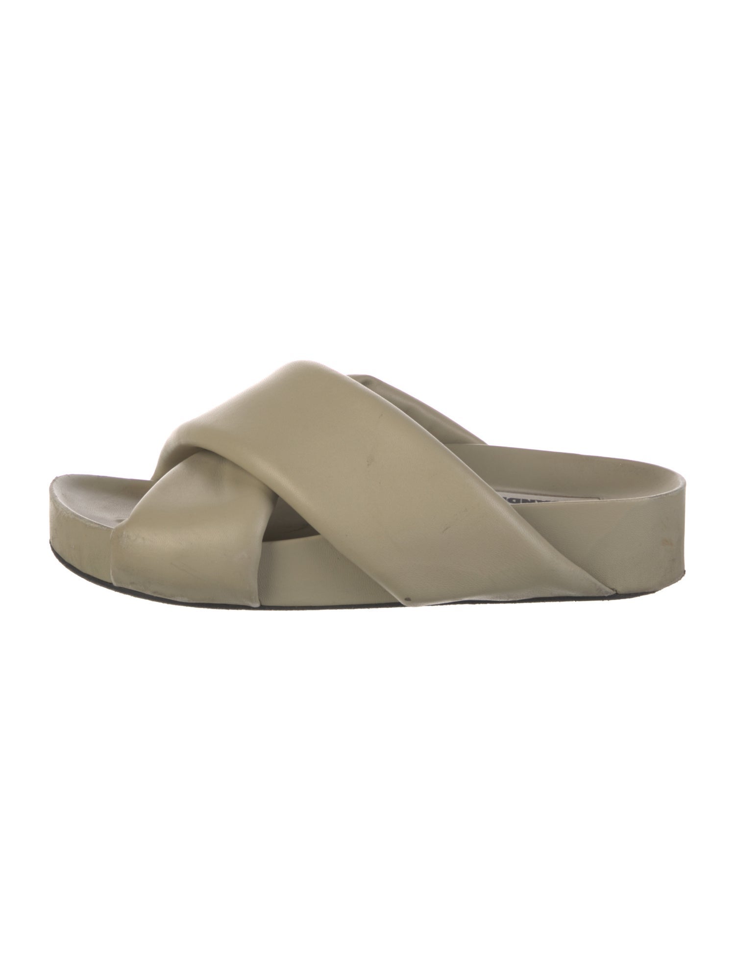 Jil Sander Leather Slides