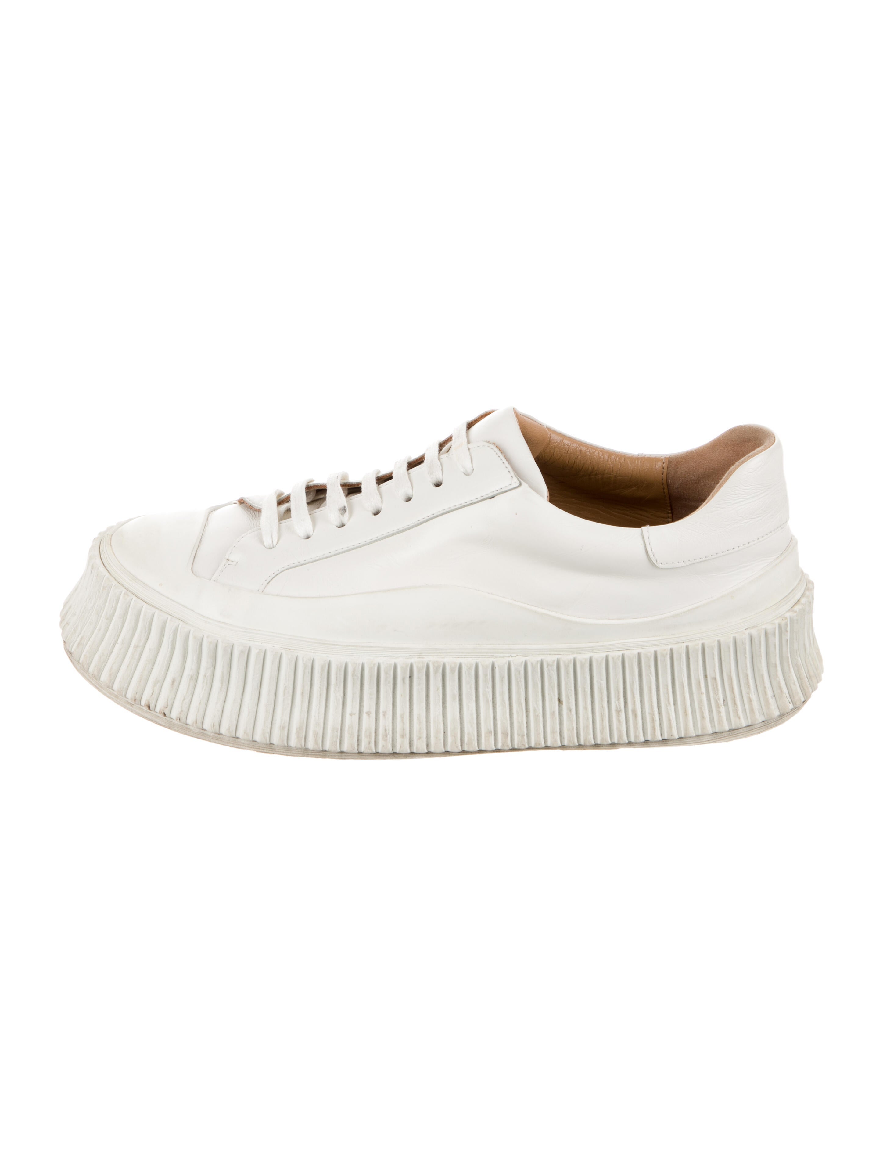 Jil Sander Leather Sneakers