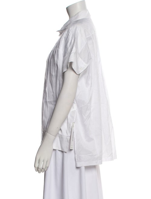 Jil Sander 2014 Short Sleeve Button-Up Top