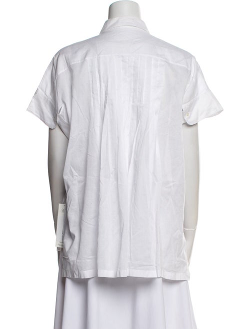 Jil Sander 2014 Short Sleeve Button-Up Top