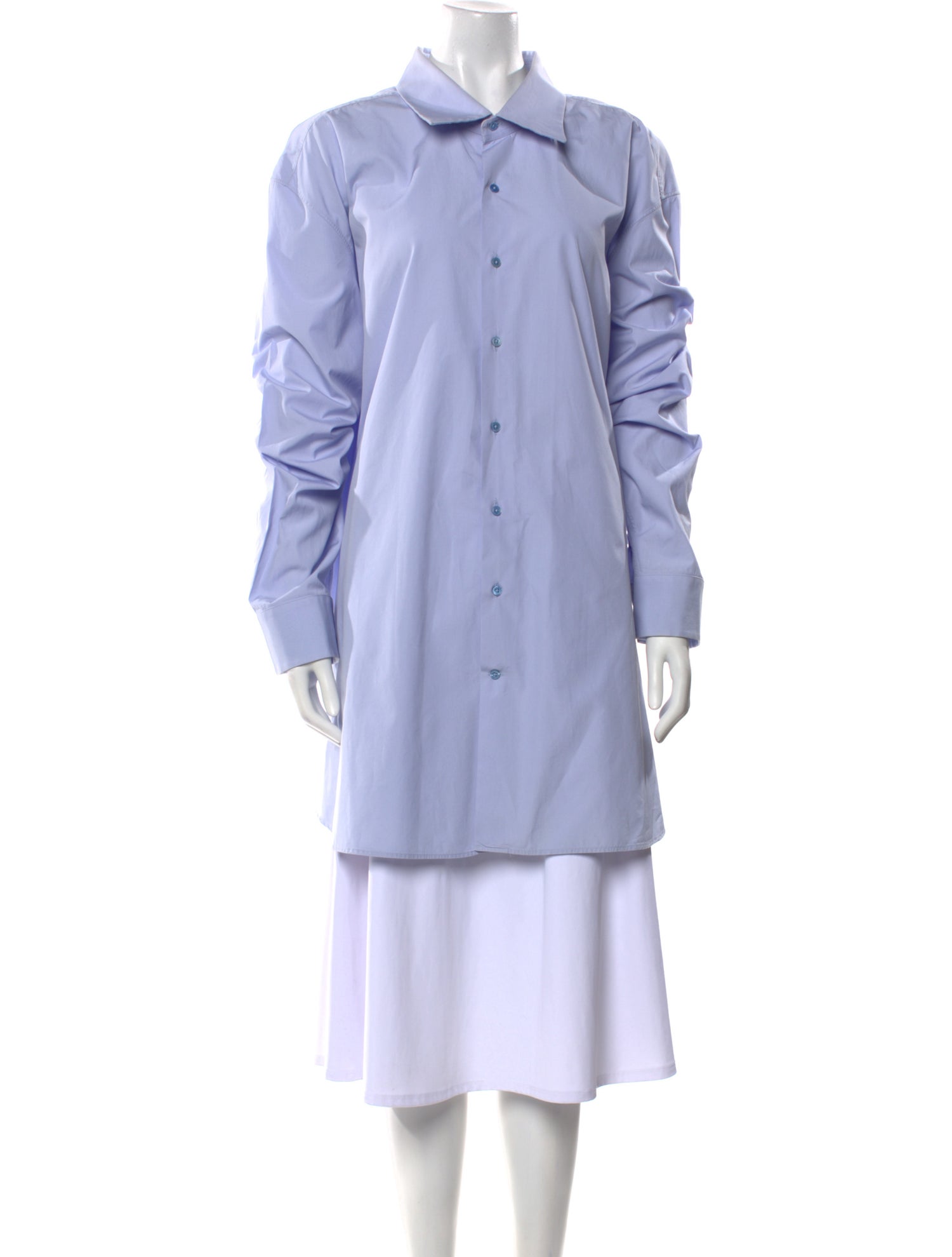 Jil Sander 2016 Long Sleeve Button-Up Top