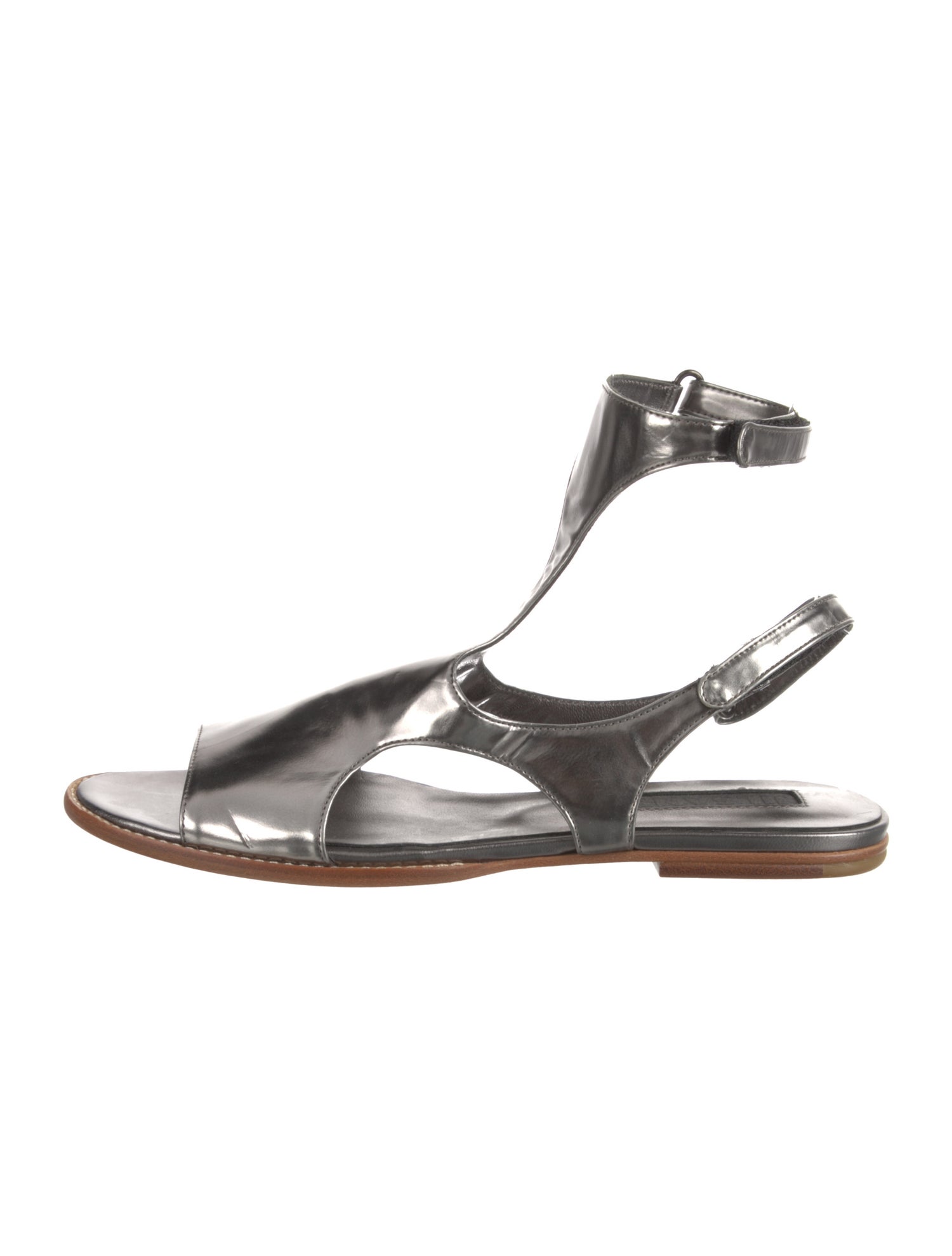 Jil Sander Leather Gladiator Sandals