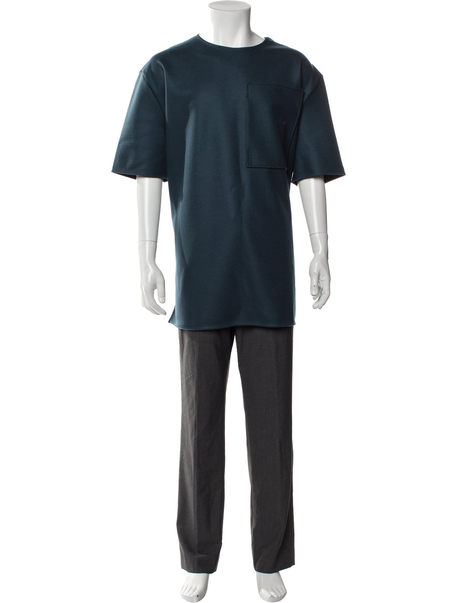 Jil Sander Wool Crew Neck T-Shirt