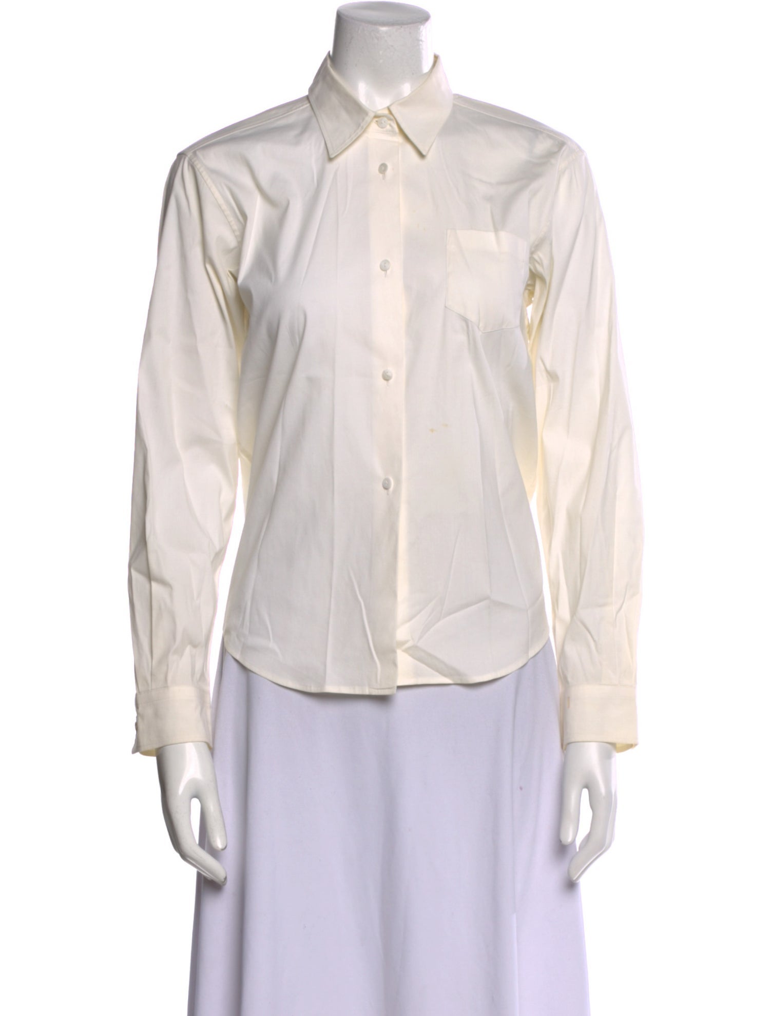Jil Sander Long Sleeve Button-Up Top