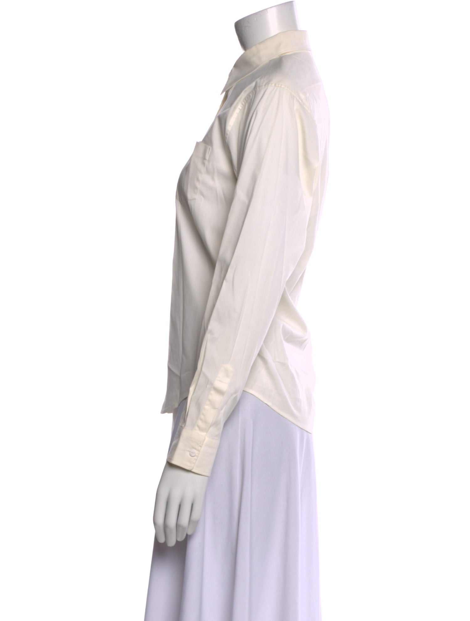 Jil Sander Long Sleeve Button-Up Top