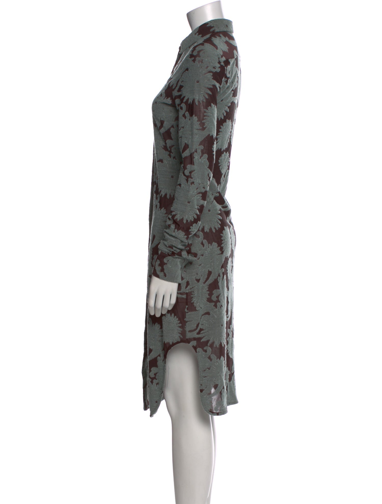 Jil Sander Printed Midi Length Dress w/ Tags