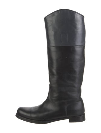 Jil Sander Leather Riding Boots