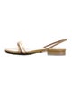 Jil Sander Patent Leather Slingback Sandals