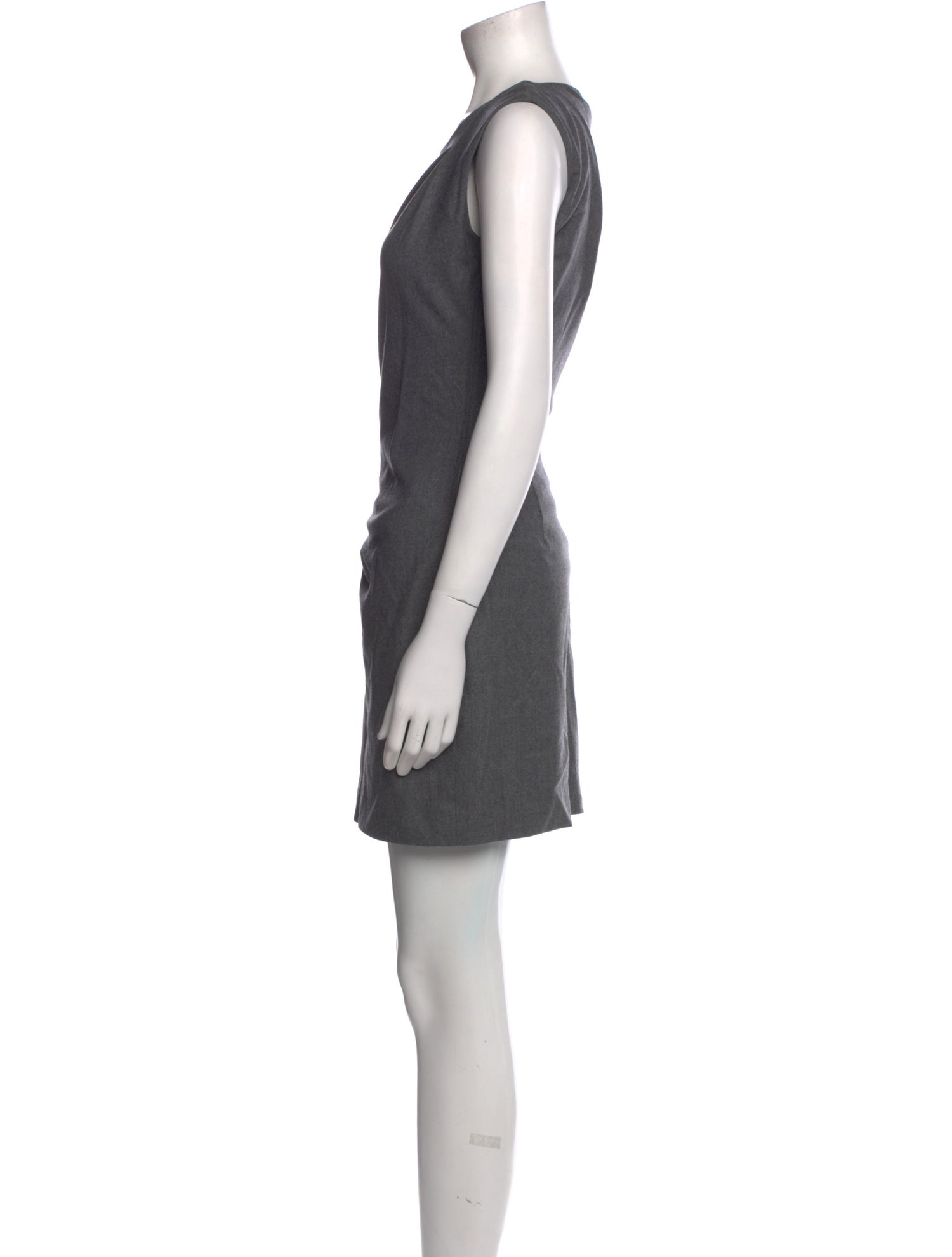 Jil Sander Scoop Neck Mini Dress