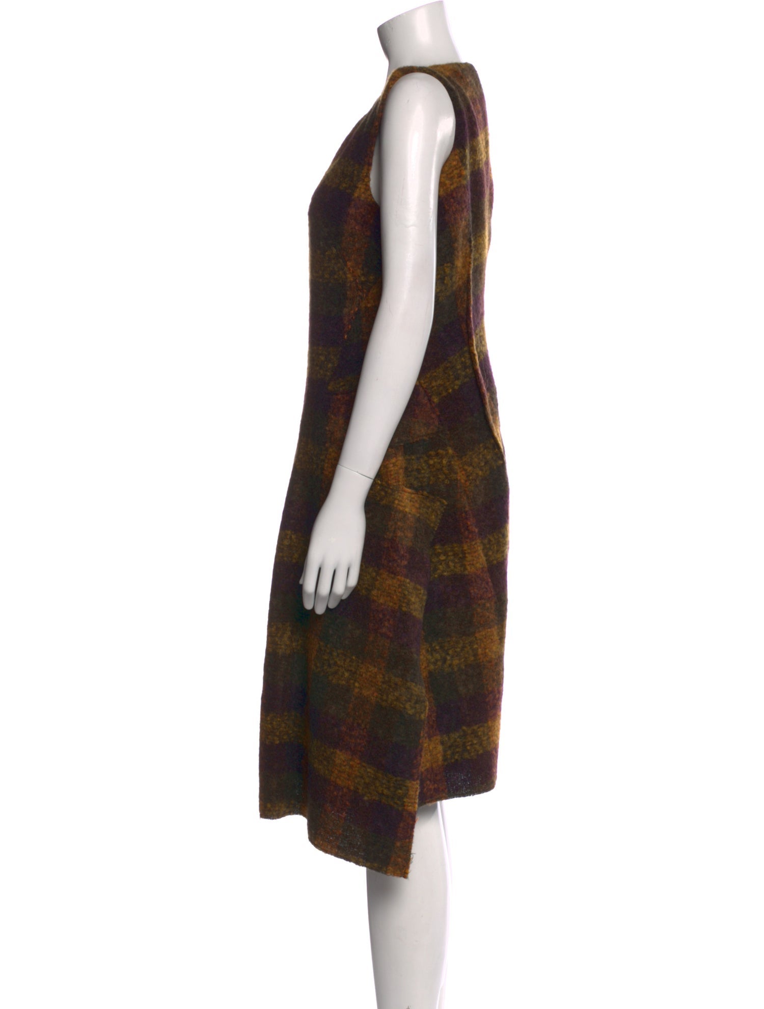 Jil Sander Mohair Knee-Length Dress