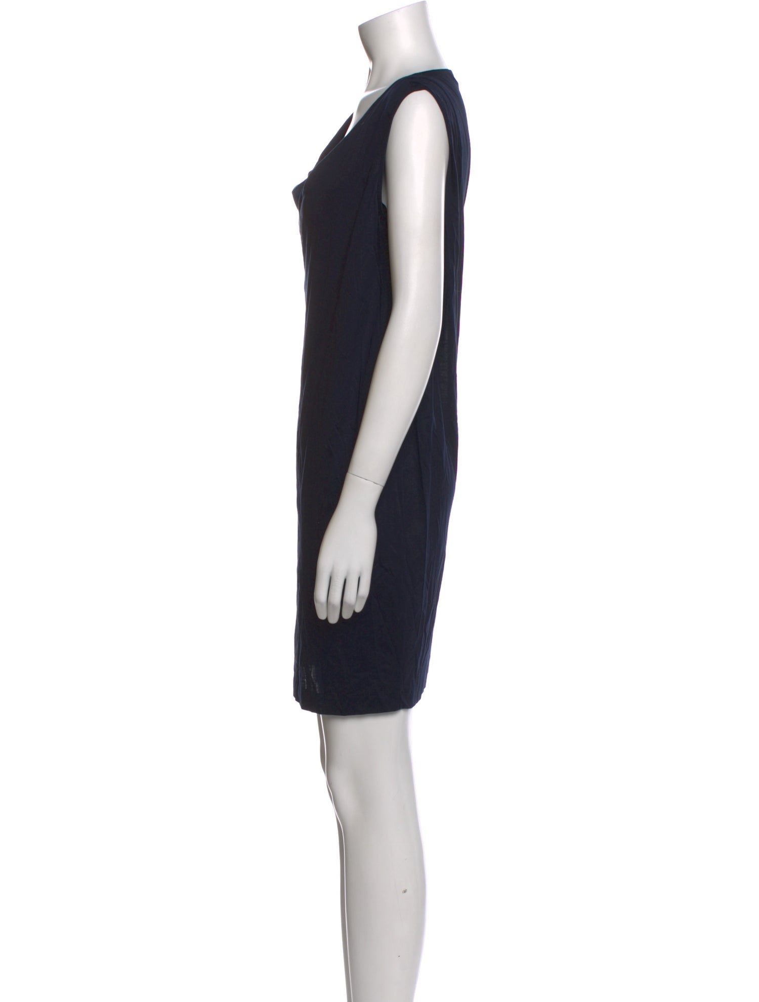 Jil Sander Cowl Neck Mini Dress