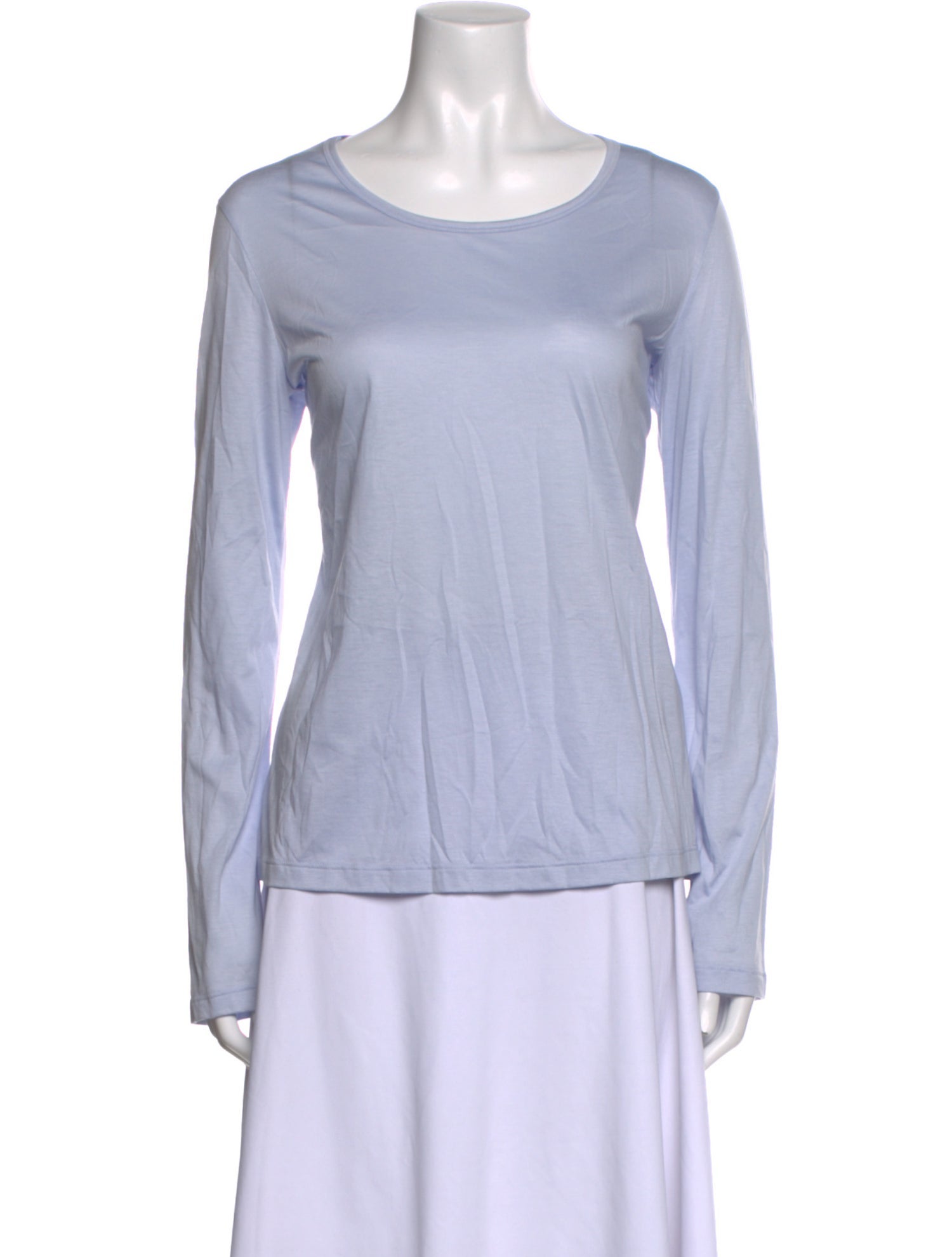 Jil Sander Scoop Neck Long Sleeve T-Shirt